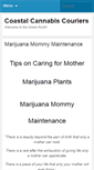 Mobile Screenshot of coastalcannabiscouriers.com